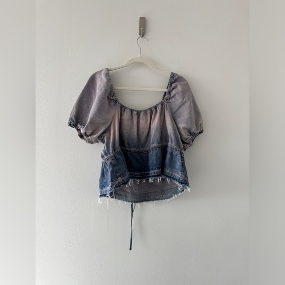 GANNI Future Denim Blouse L - Picture 4 of 6